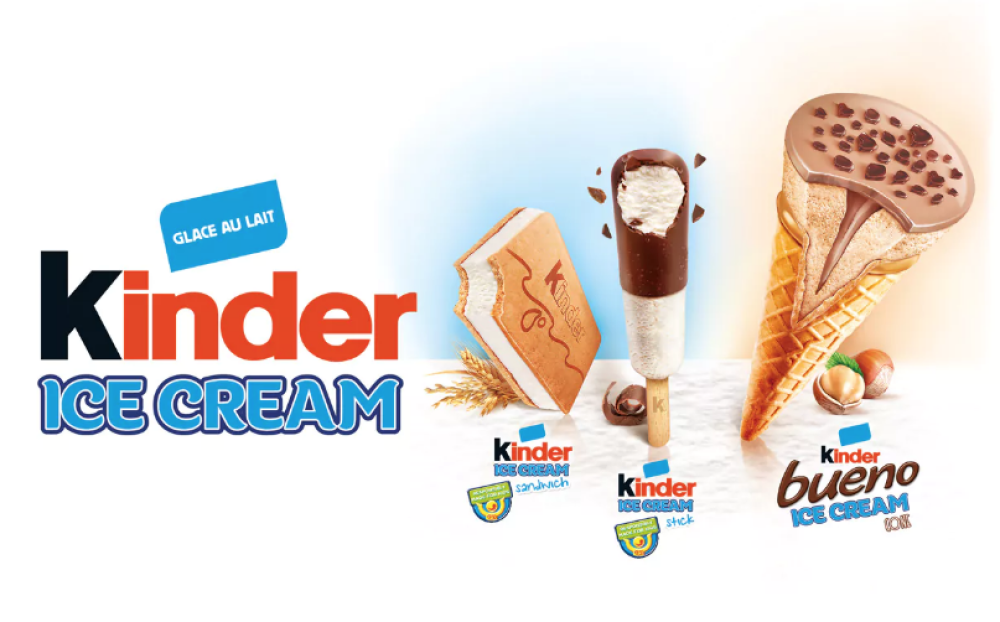 L’idea dei Kinder Ice Cream è nata con l’intento di diversificare