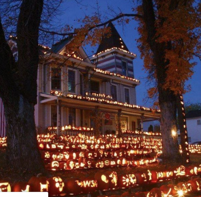 La casa delle zucche nel West Virginia