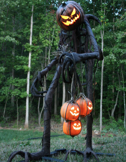 La zucca in una macabra reinterpretazione