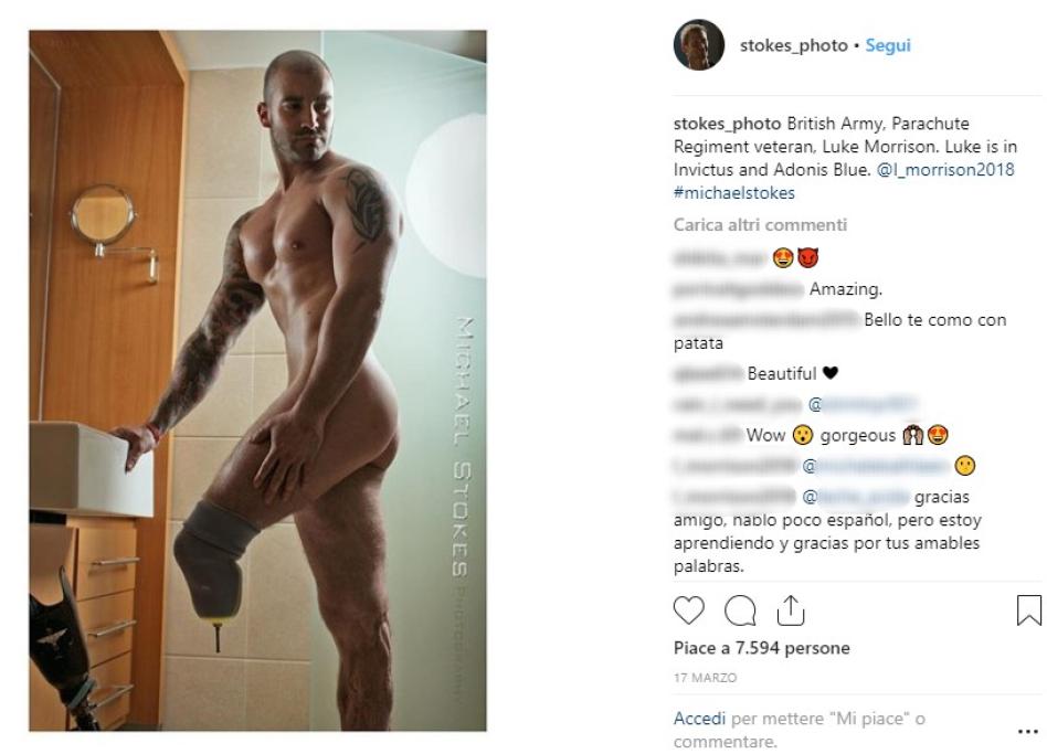 Ex soldati USA fotografati come modelli