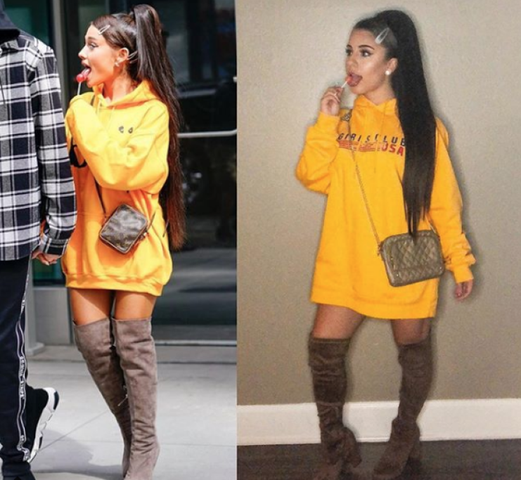 Questo costume fa davvero ridere: è il travestimento di Ariana Grande