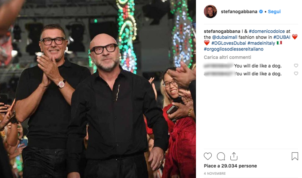 A poco sono valse le scuse dello stilista e l'aver accusato un hacker