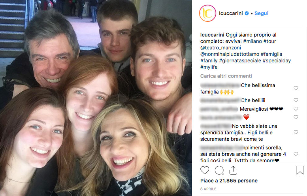 Di figli Lorella ne ha ben quattro: Sara, Giovanni, Chiara e Giorgio