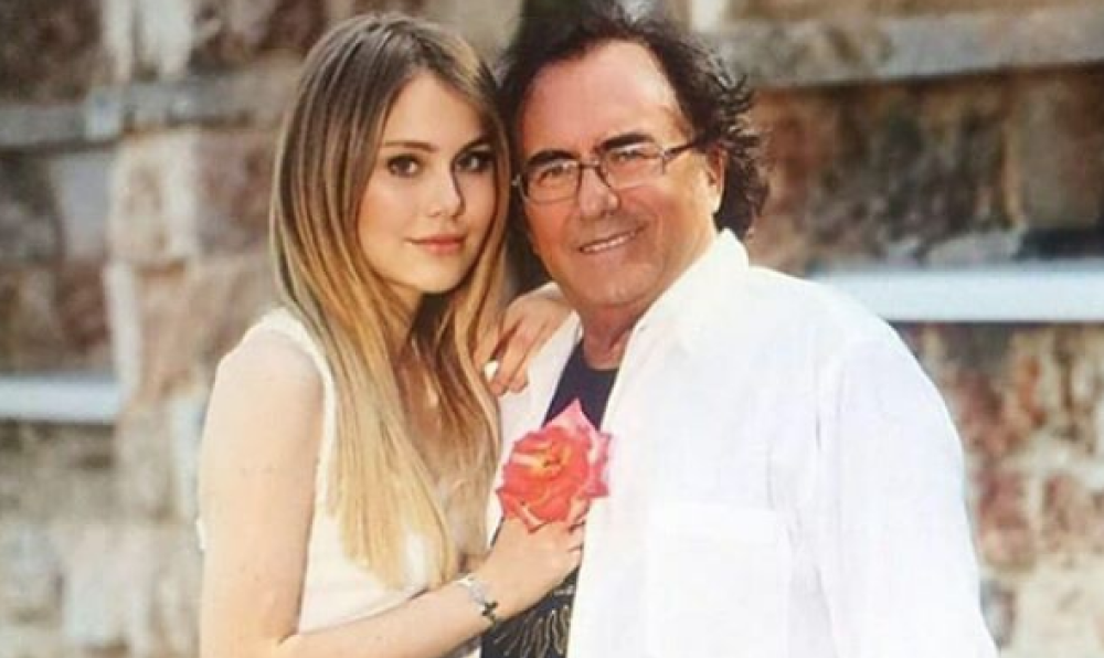 Qui la vediamo con papà Al Bano