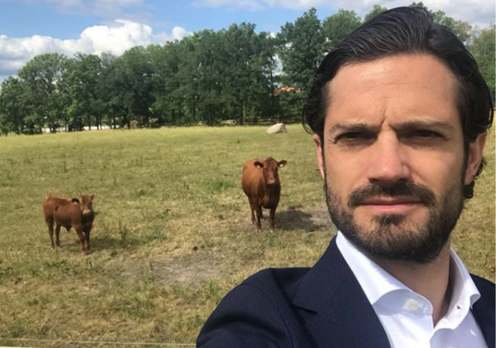 Il Principe ha un passato nella Marina militare svedese e una grande passione per il graphic design 