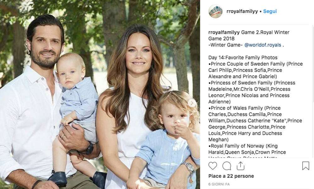 Eccolo con la sua bellissima famiglia
