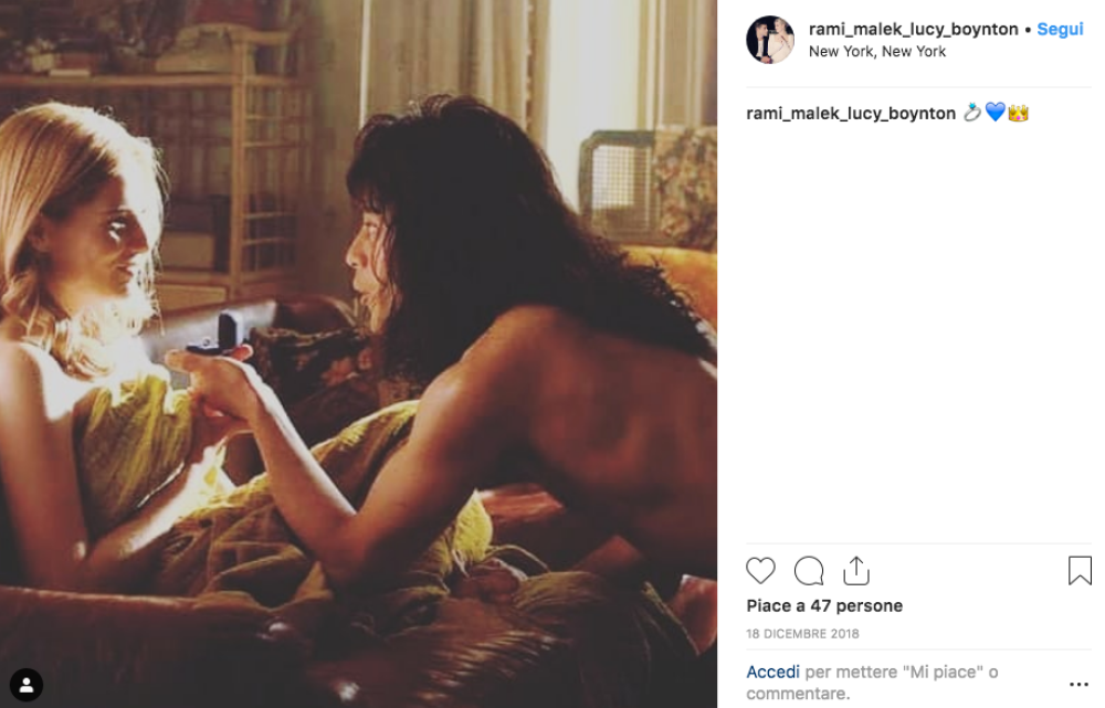 Proprio come tra Freddie e Mary Austin, i personaggi da loro interpretati, tra i due attori è scoccata la scintilla sul set dove si sono conosciuti.