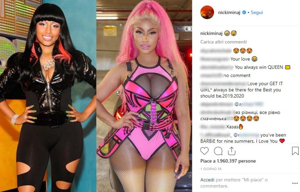 Nicki Minaj cede al richiamo della sfida