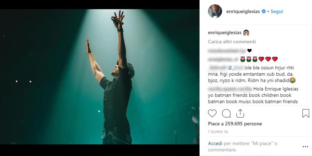 Enrique Iglesias, uno degli artisti spagnoli più apprezzati nel mondo