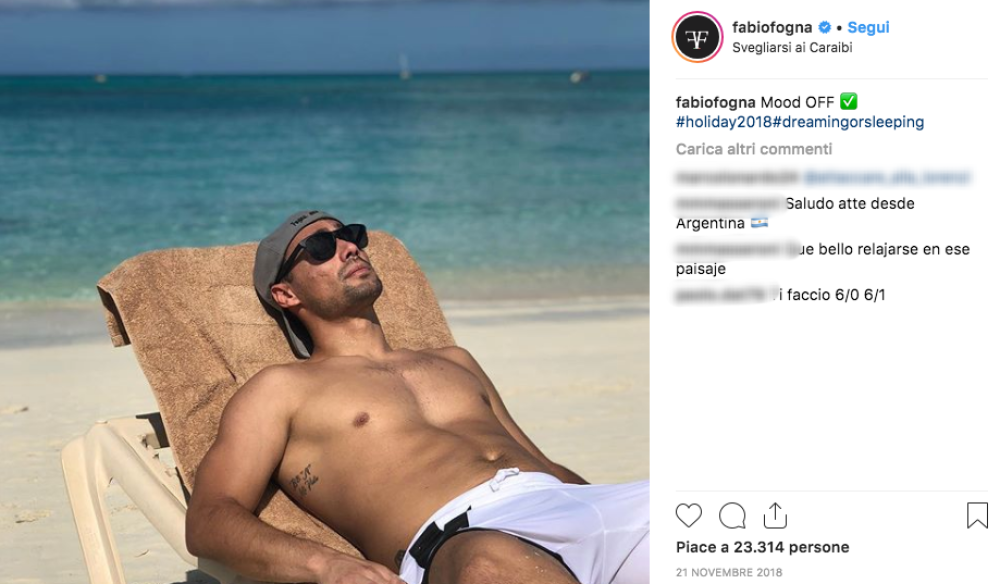 Dal 2016 Fabio è allenato dall’argentino Franco Davin; il giovane è il primo italiano, dopo Panatta e Barazzutti, ad aver concluso 2 stagioni di fila