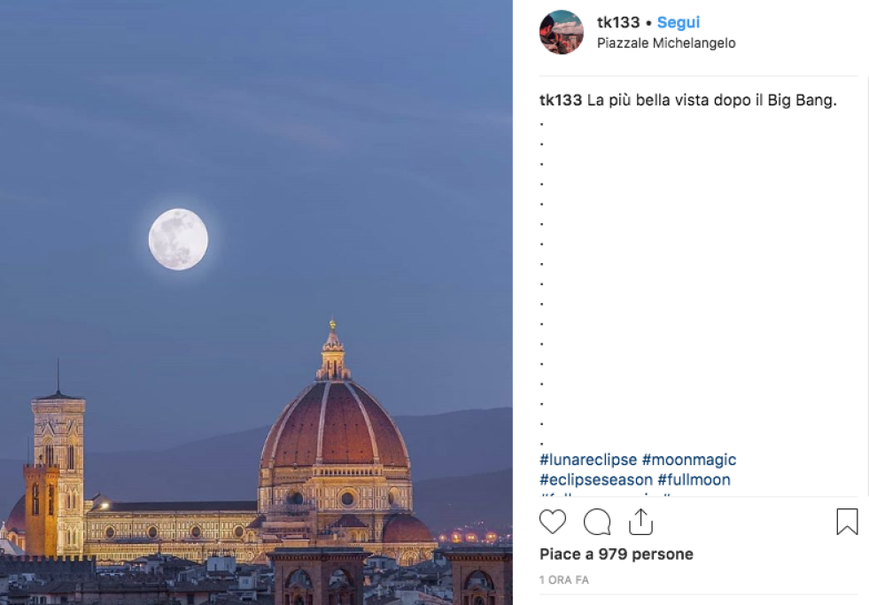 Ecco una splendida foto della Super Luna 