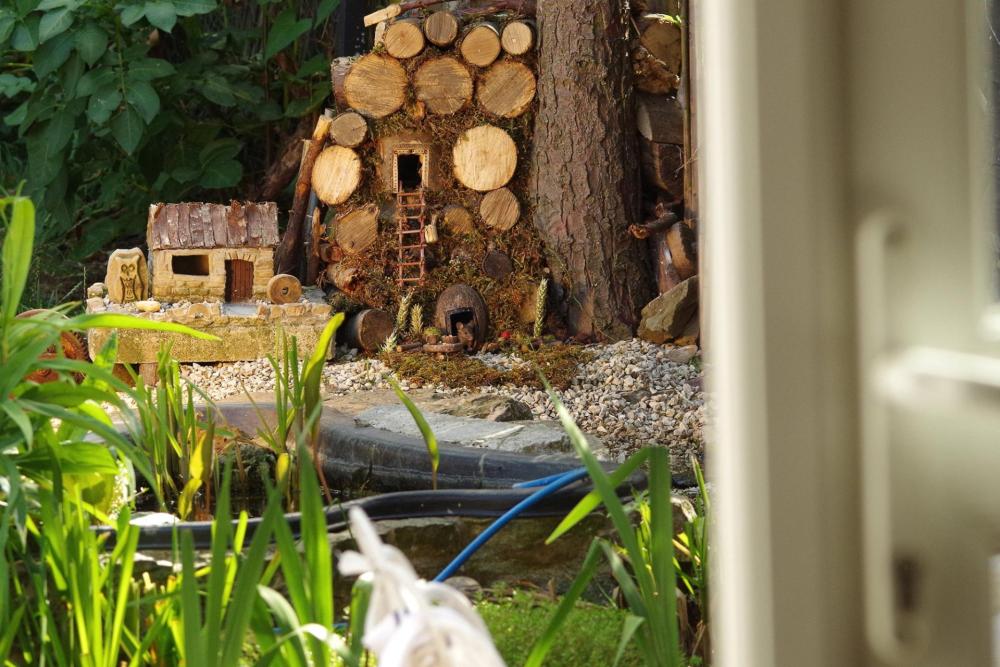 Un vero e proprio villaggio in miniatura, fatto di legno e studiato nei minimi dettagli