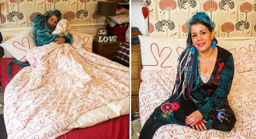 "Non c’è niente di più confortante di saltare nel letto e avvolgerti nelle coperte", ha dichiarato