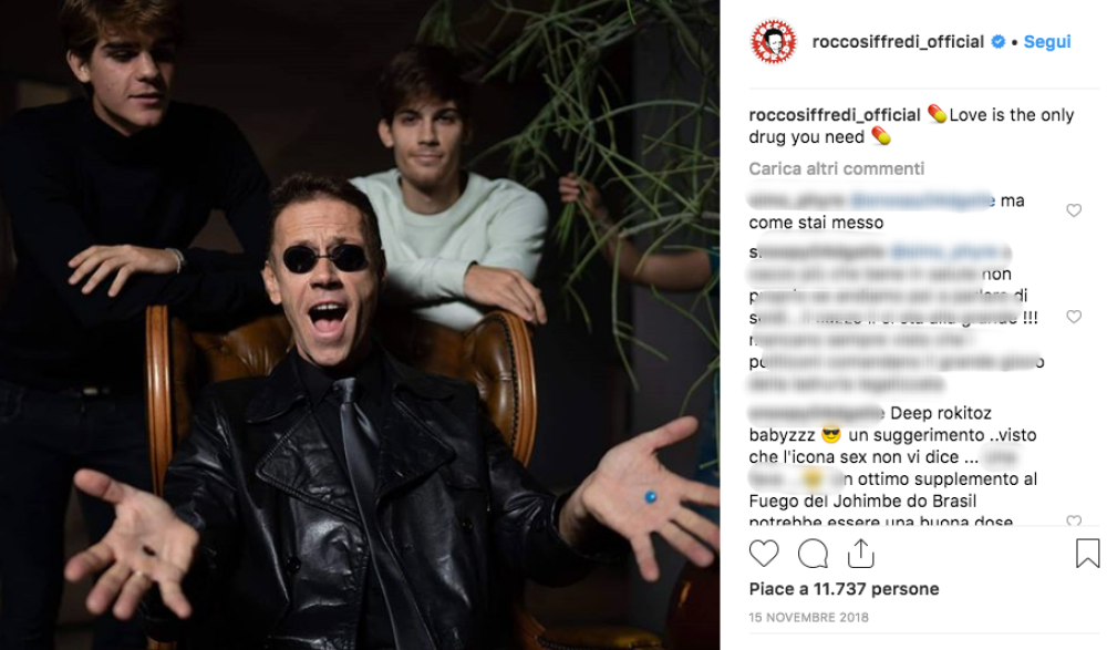 E dalla quale ha avuto 2 figli, Lorenzo  e Leonardo
