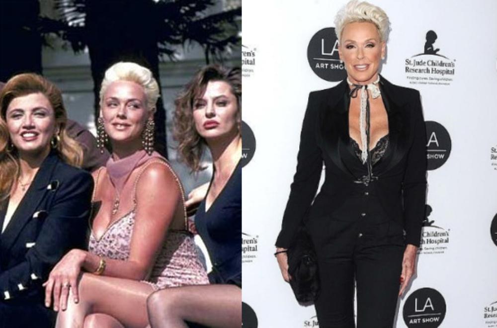 E non poteva mancare la giunonica Brigitte Nielsen, che condusse il Festival nel 1992 insieme ad Alba Parietti e Milly Carlucci 