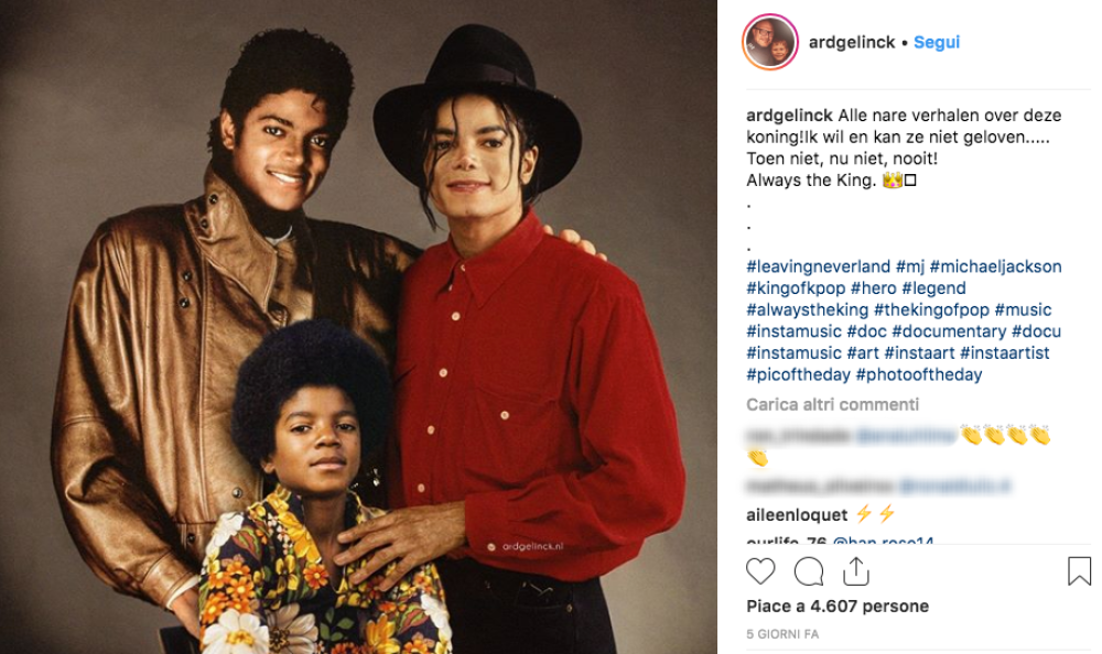 Ecco una foto che ritrae il Re del Pop, Michael Jackson, addirittura in tre momenti diversi della sua carriera e della sua vita: da bambino, quando