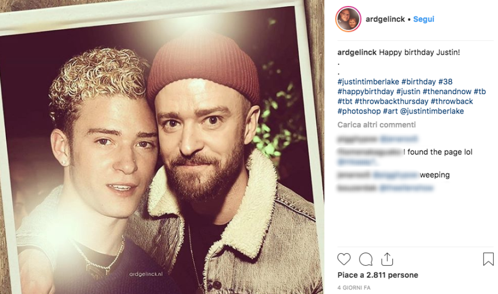 Justin Timberlake sembra quasi posare con un fratello minore!