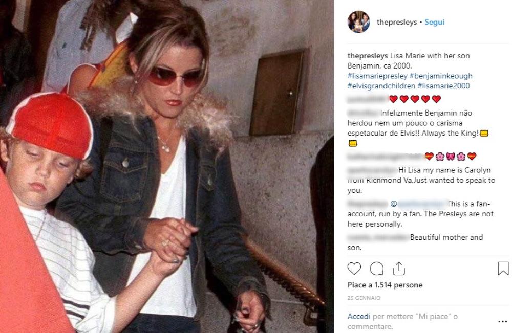 Benjamin, il nipote di Elvis