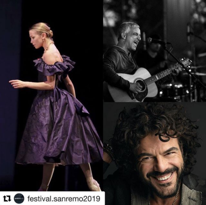Francesco Renga con Bungaro ed Eleonora Abbagnato