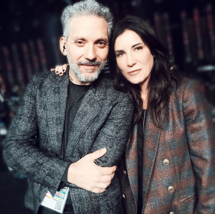 Paola Turci con Beppe Fiorello