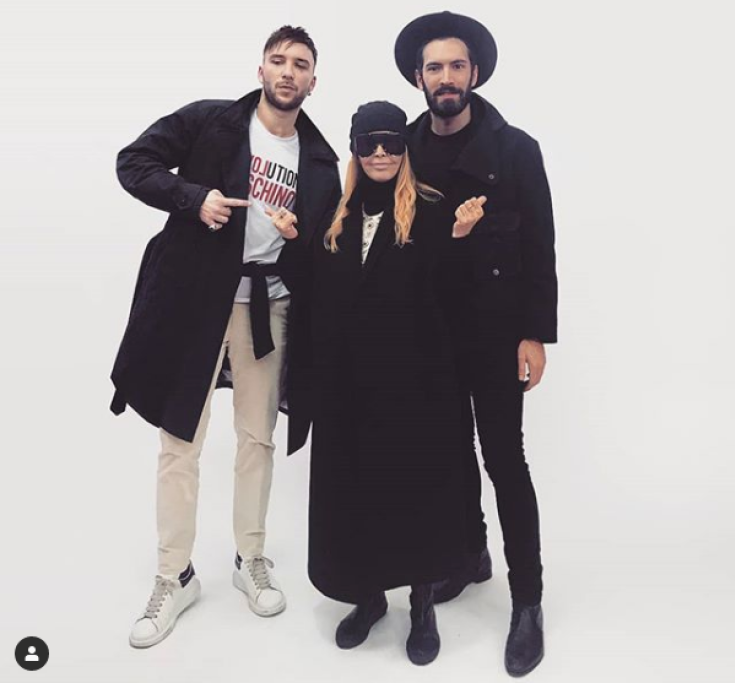 Patty Pravo e Briga con Giovanni Caccamo