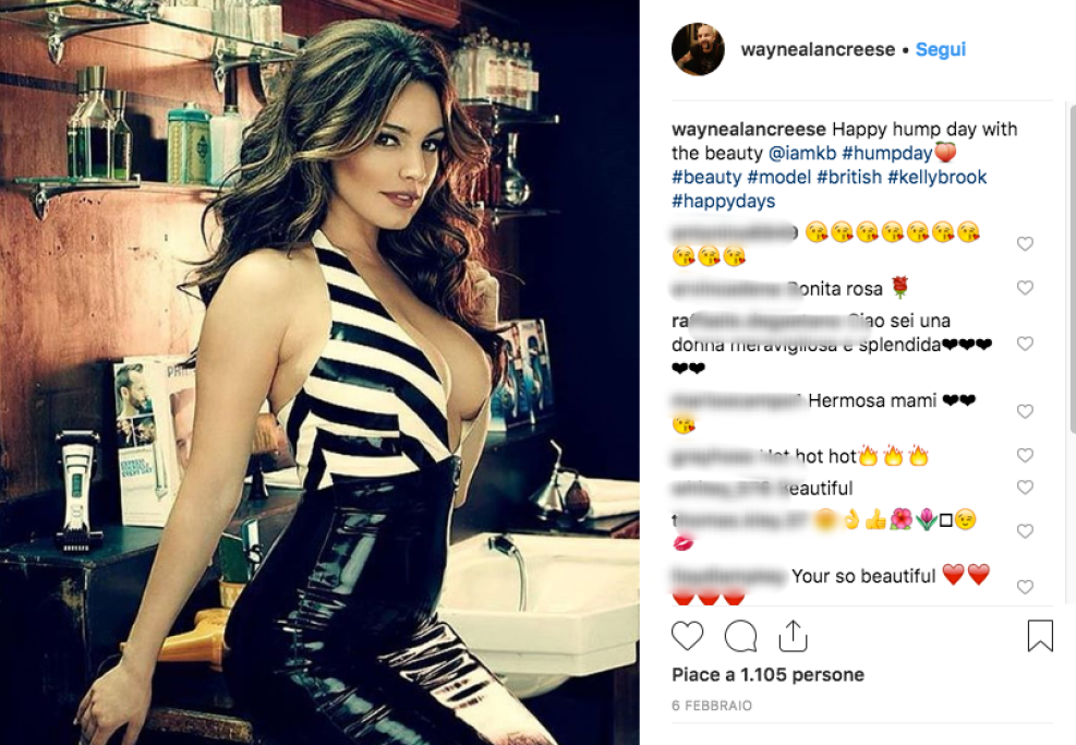 Al quinto posto Kelly Brook