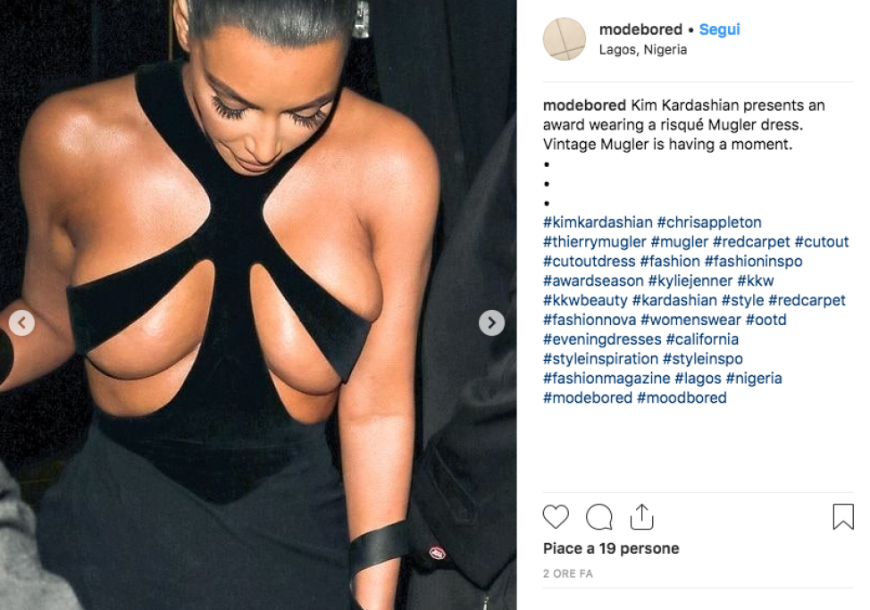 Non tutti possono permettersi un abito del genere 