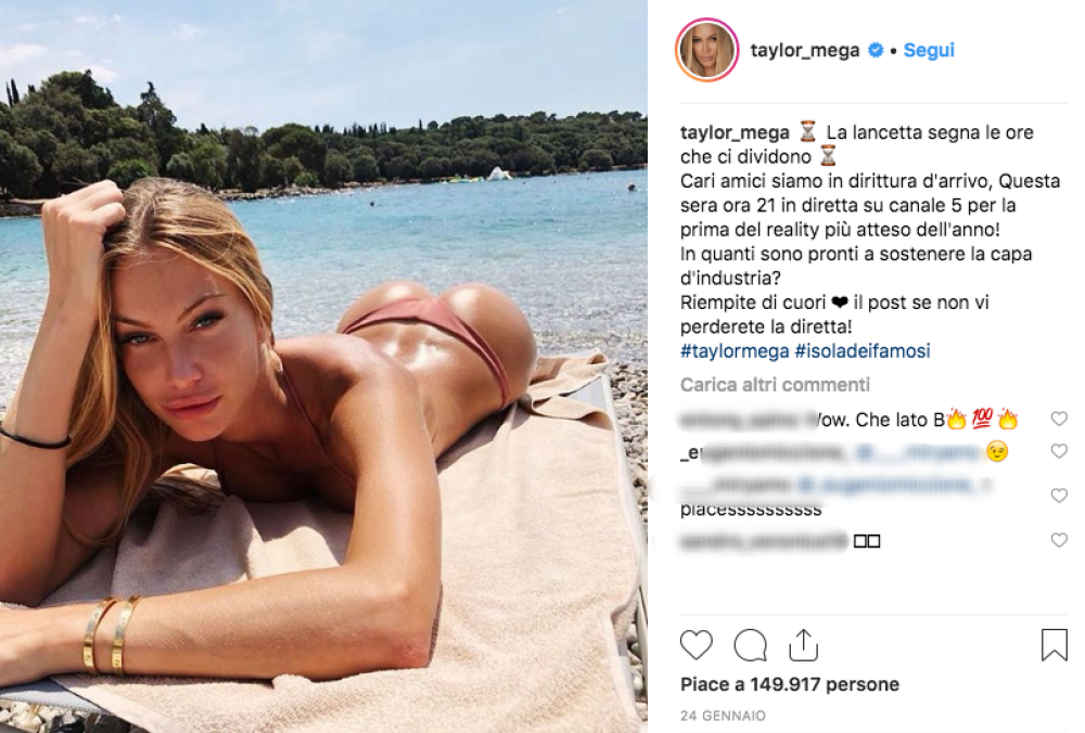 "Non c'è niente di male a voler guadagnare 1 milione di euro al mese", ha detto Taylor