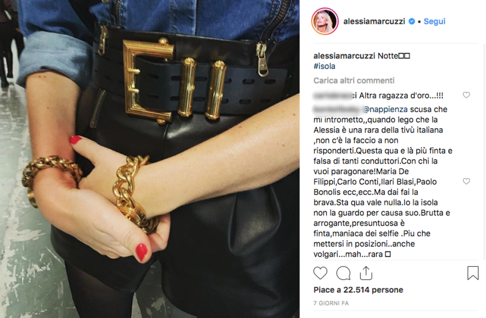 A insospettire ancora di più, arriva una foto postata sul profilo ufficiale della presentatrice