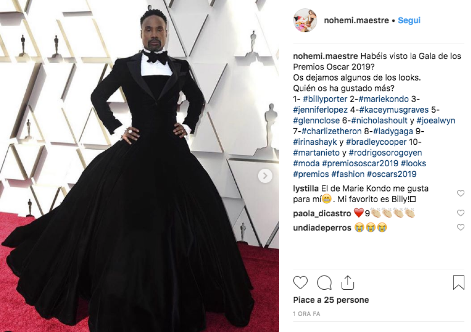 Billy Porter ha dato inizio alla sfilata sul red carpet degli Oscar