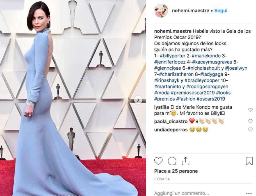 Bellissima in un abito ceruleo, Charlize Theron incanta tutti per il suo savoir faire
