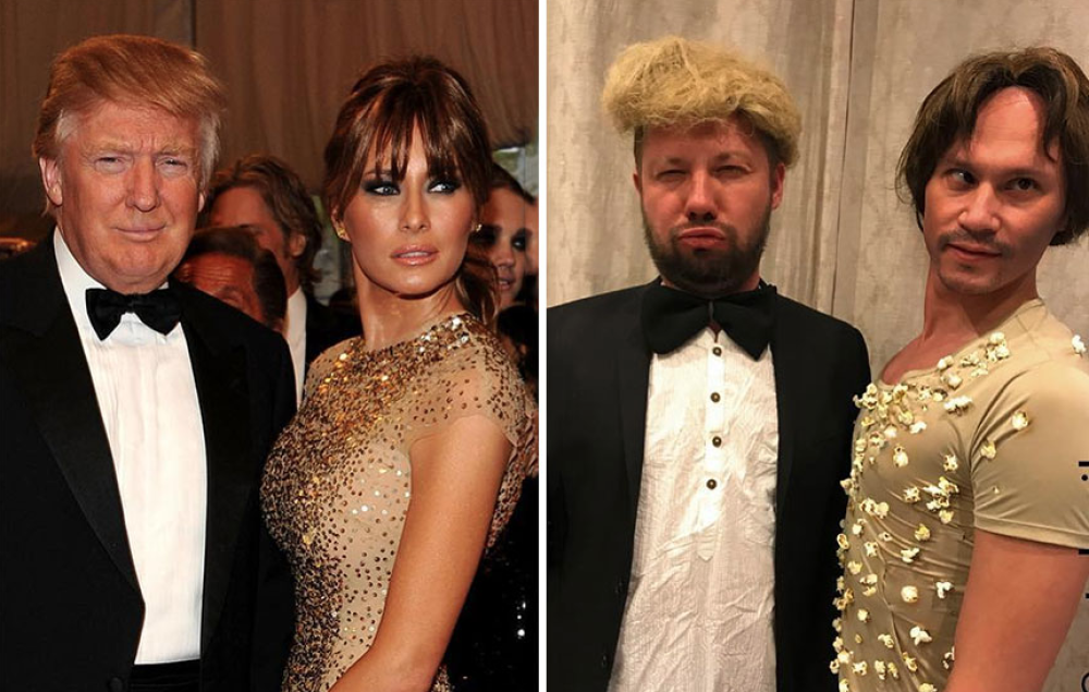 In questa foto, invece, Yuriy si è divertito a vestire i panni del Presidente degli Stati Uniti, Donald Trump, scherzando soprattutto sul suo celebre 