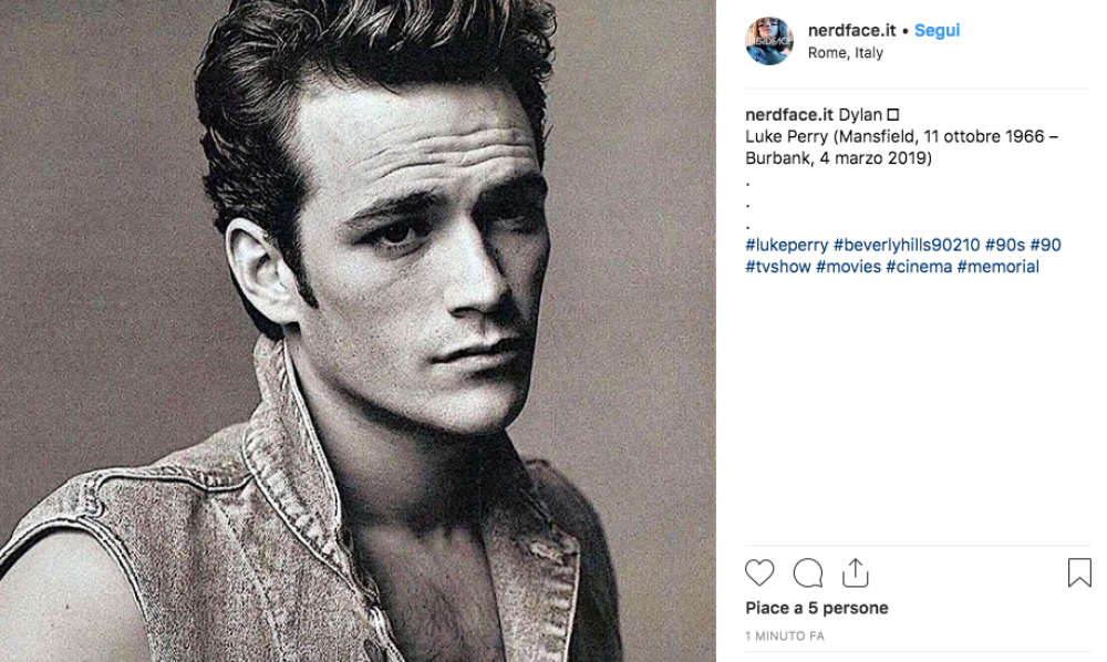 Con Luke Perry