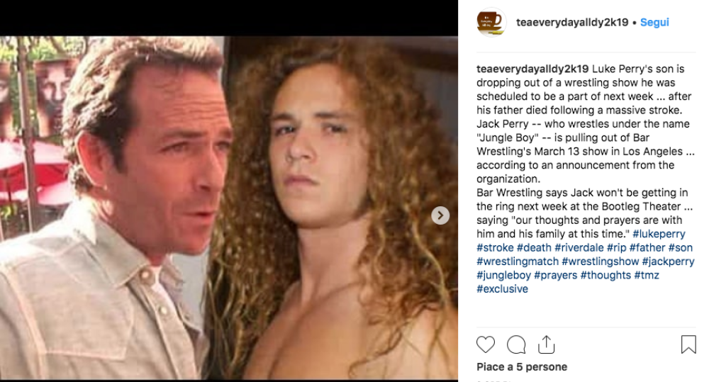 Jack ha deciso di non seguire le orme del padre e ha intrapreso la carriera di wrestler 