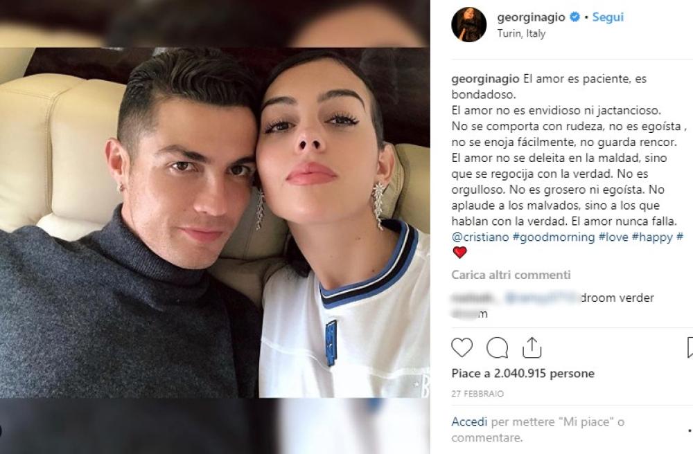 Georgina e Cristiano Ronaldo