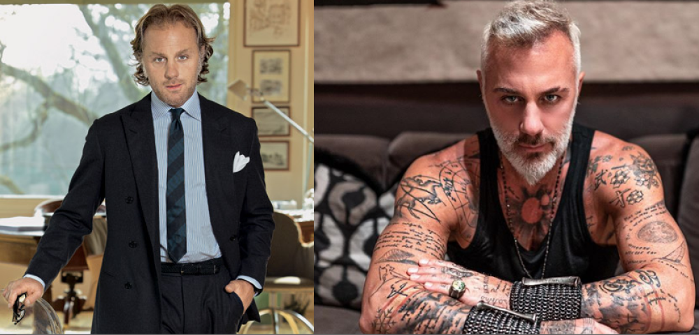 Ecco com’era Gianluca Vacchi a 40 anni: capelli lunghi, giacca e cravatta come un qualsiasi altro uomo d’affari, sembra quasi un’altra persona 