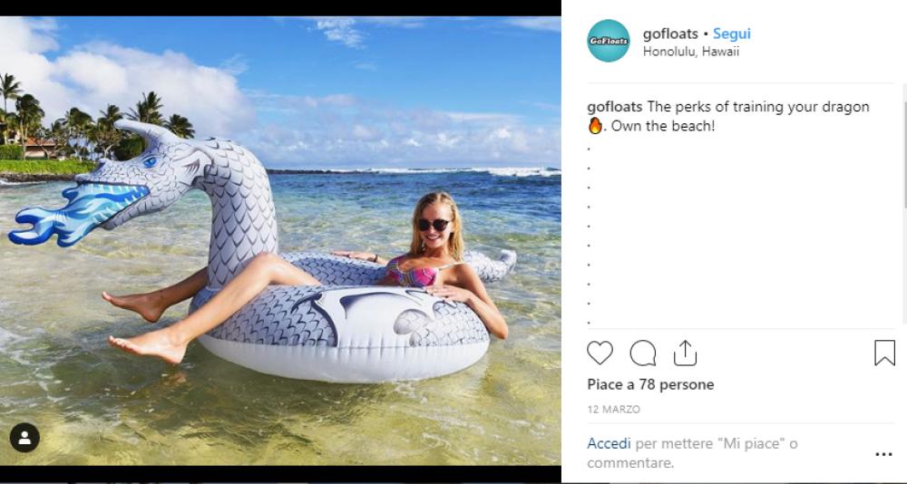 Il costo del dragone gonfiabile