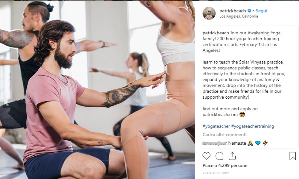Patrick: da praticante ad insegnante