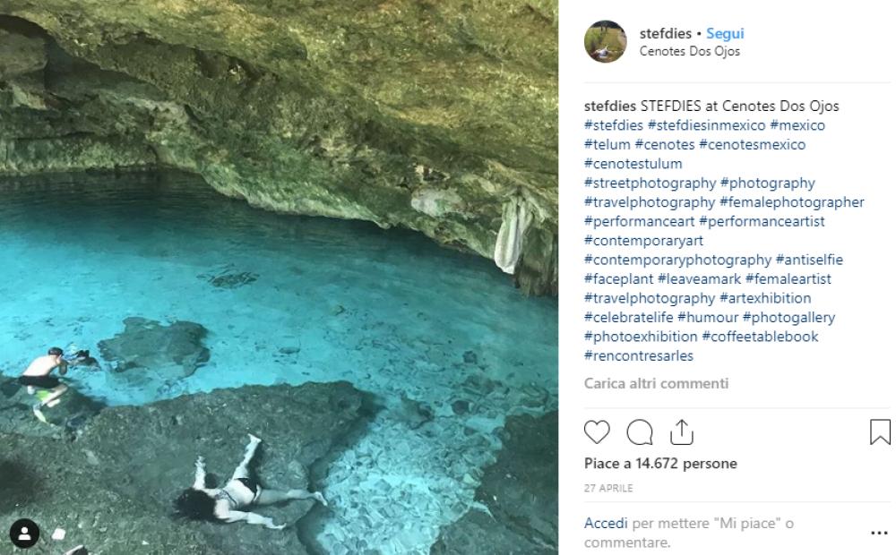 STEFDIES at Cenotes Dos Ojos 