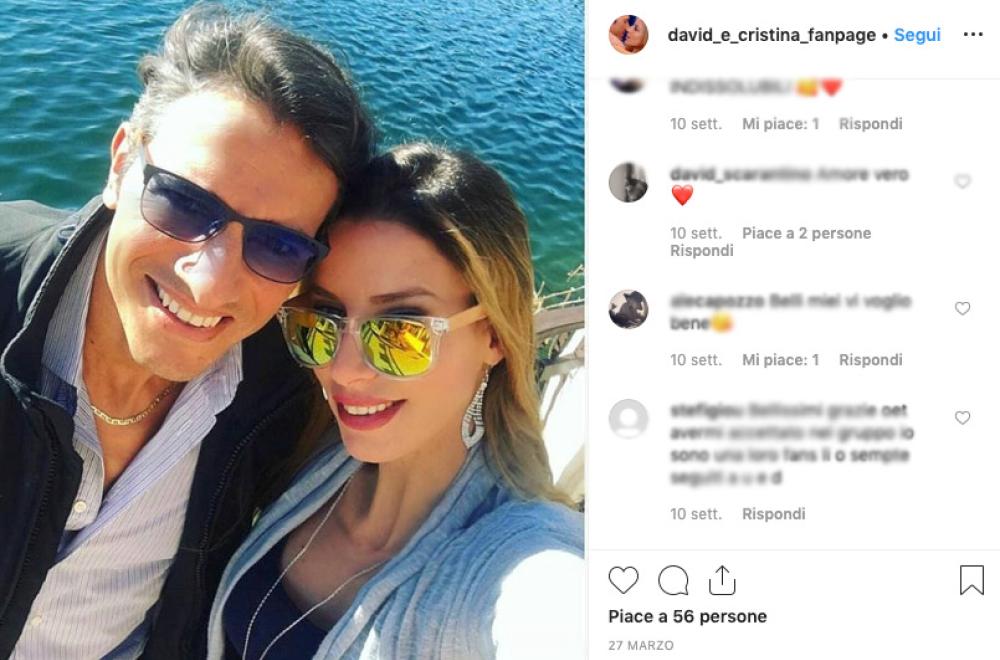 La prima è una coppia famosa, uscita dal trono over di Uomini e Donne