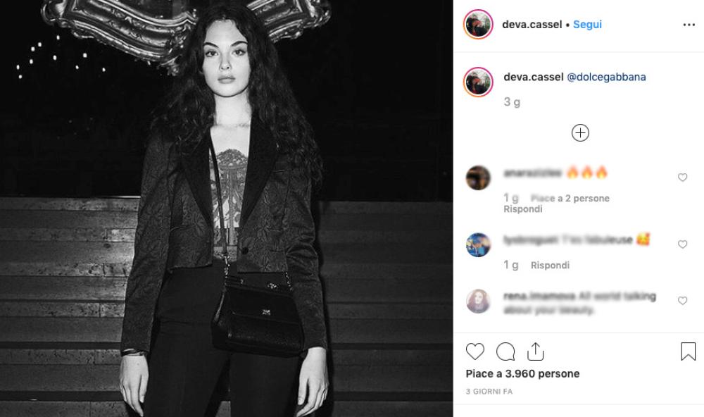 Ha presenziato alla sfilata di Dolce & Gabbana alla Fashion Week di Milano