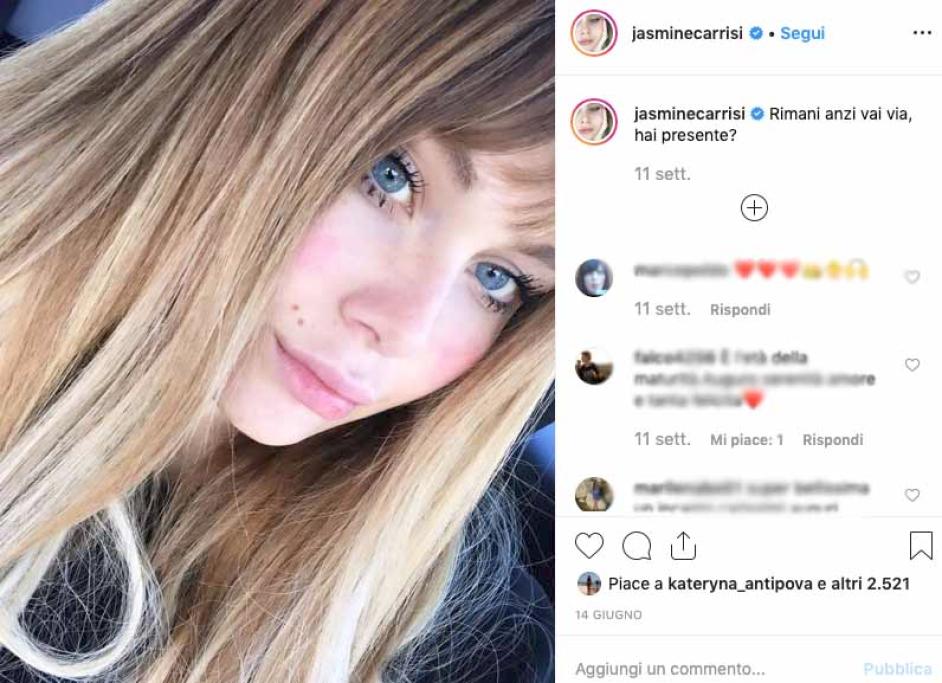 Jasmine Carrisi è davvero bellissima