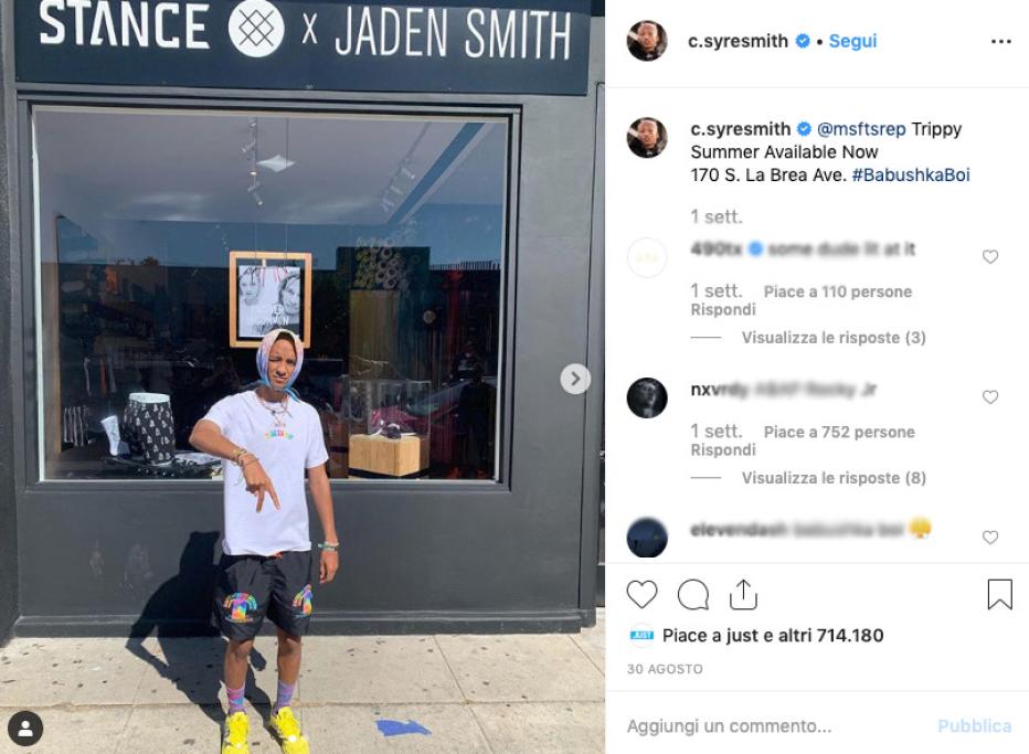 Anche il figlio di Will Smith 