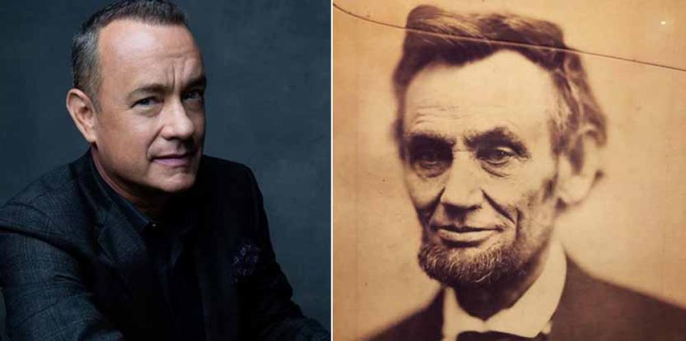 Tom Hanks e Abraham Lincoln