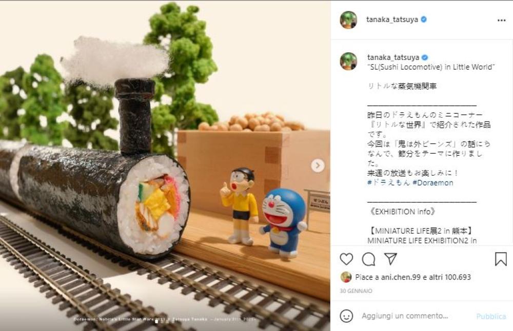 ciuff ciuff: è in arrivo un treno carico si sushi. 