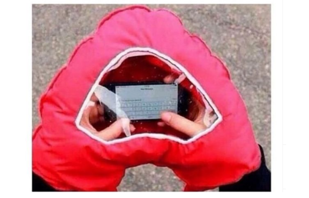 Lo scaldamani da smartphone