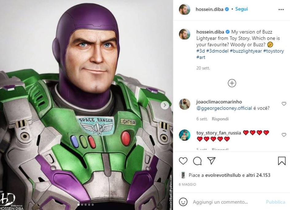 Buzz Lightyear di Toy Story