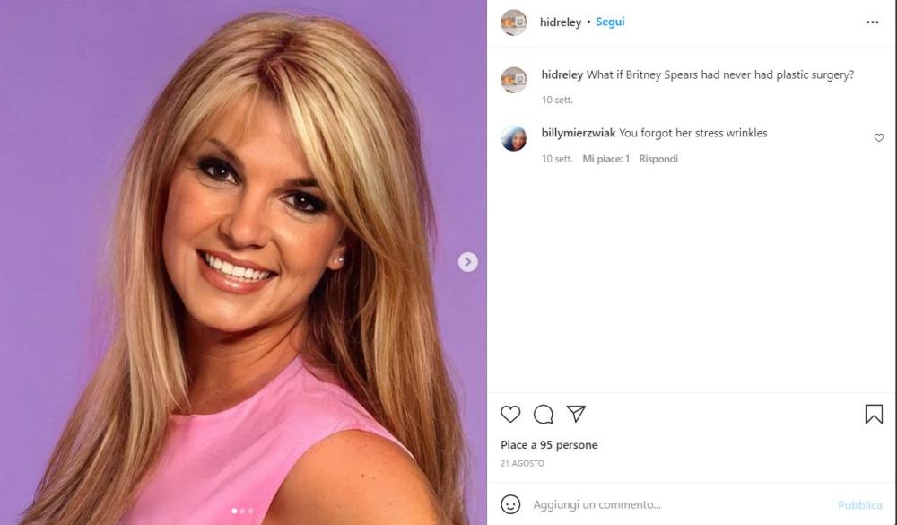 Come sarebbe oggii Britney Spears