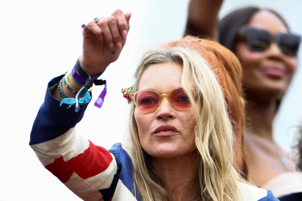 Kate Moss presente per festeggiare la Regina