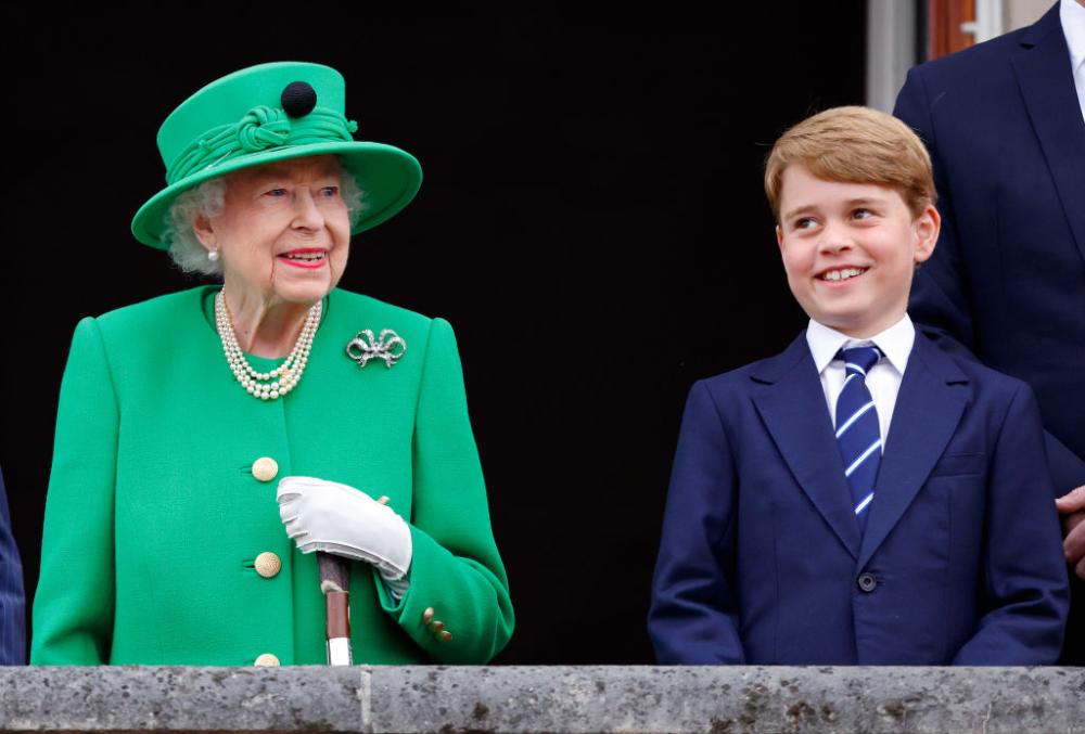 La Regina con il nipote George